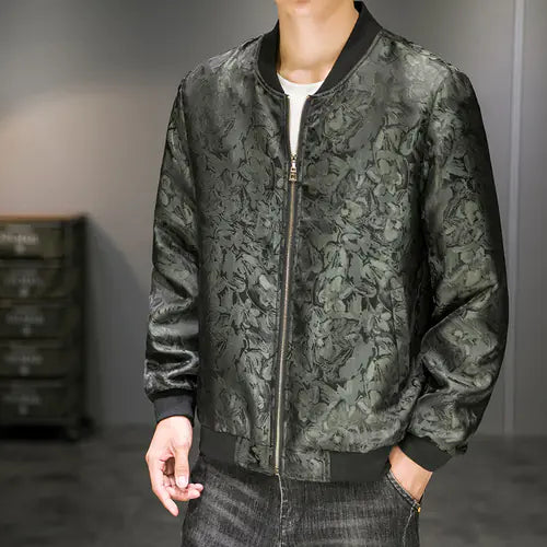 Men's Jacquard Embroidered Autumn Jacket Fashion Wear