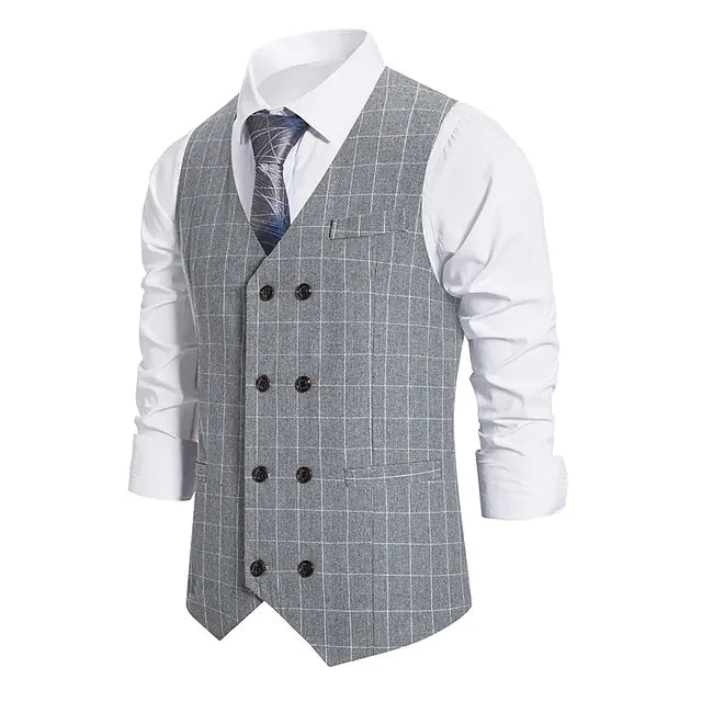 Four Seasons Luxury Men's Vest for Casual Business Wear