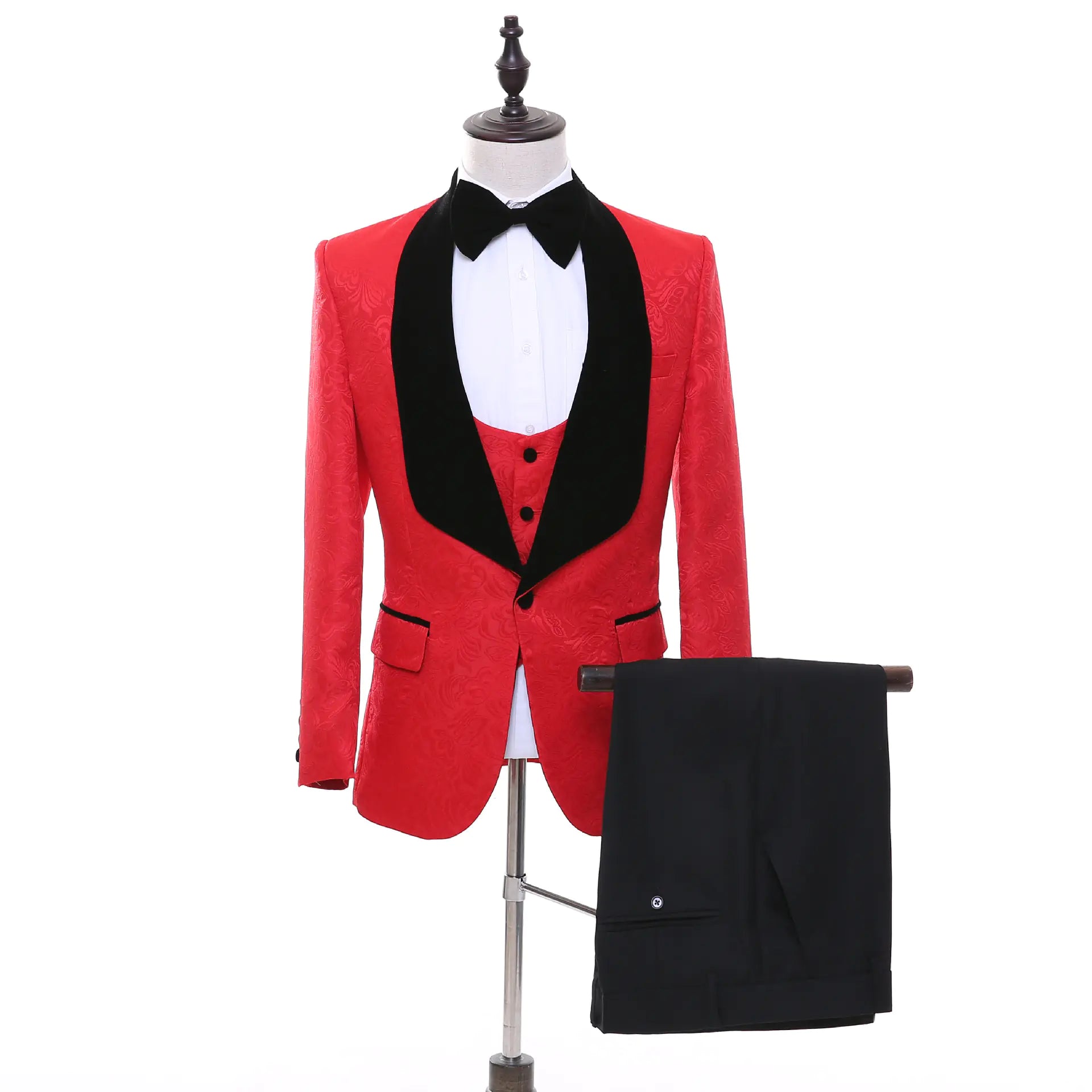 Men's 3-Piece Suit Set for Weddings and Events