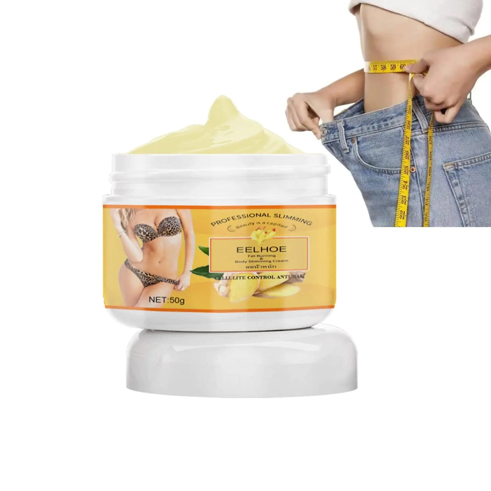 Ginger Fat Burning Cream Anti-cellulite Full Body Slimming Weight Loss Massaging Cream Fat Burning Cream for BellyPerfect for Cellulite SoothingRelaxingTightening & Slimming