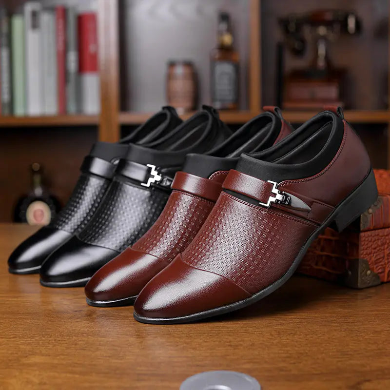 Men's Leather Shoes for New Business Suits