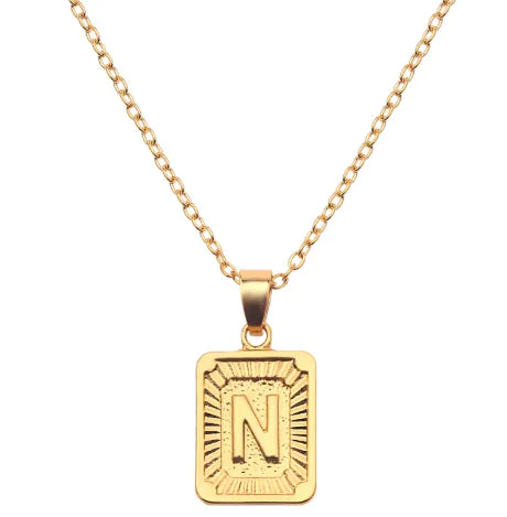 Letter Love Pendant Necklace