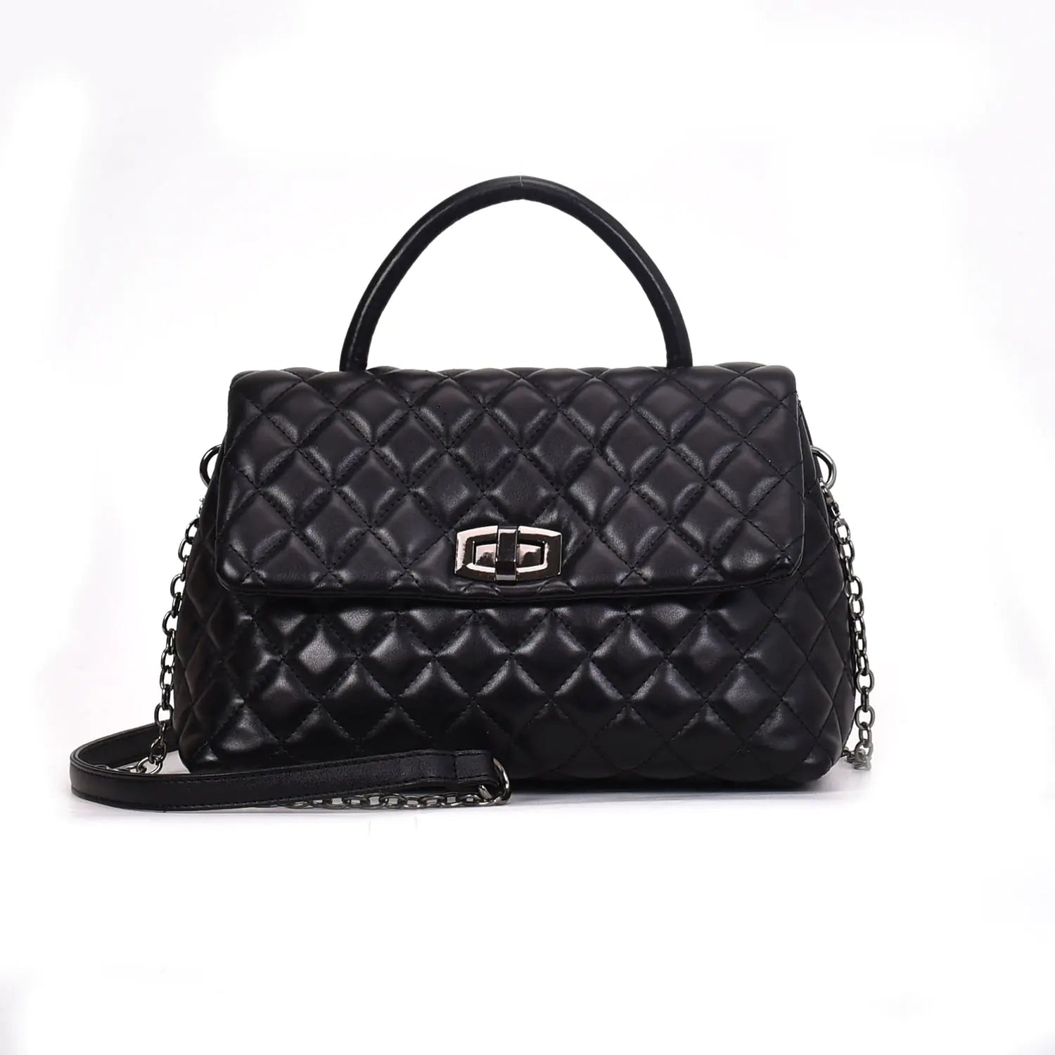 Chanel Style Diamond Pattern Shoulder Bag for Women