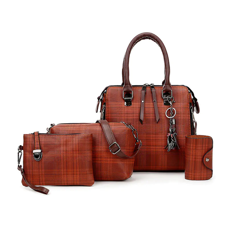Four-Piece Women's Mother Handbag Set