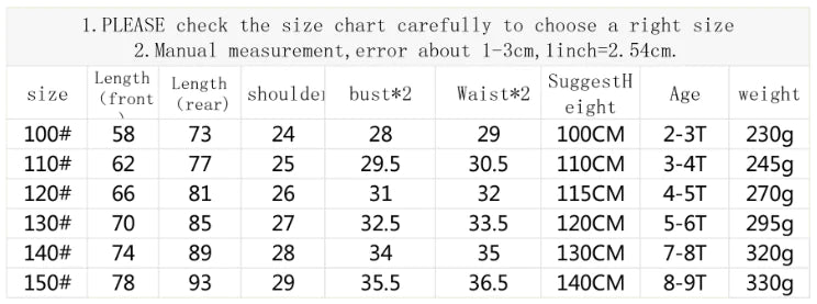 Girls' Dress, Children's Skirt, Princess Dress