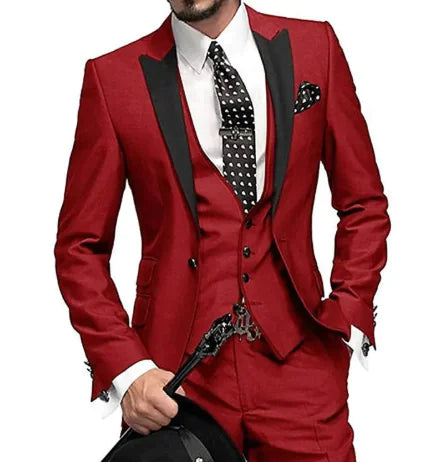 Men's Three-Piece Wedding Suit