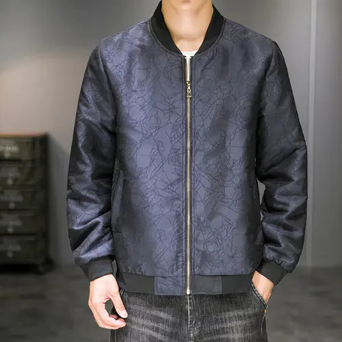 Men's Jacquard Embroidered Autumn Jacket Fashion Wear