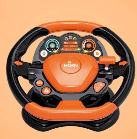 Children's simulation driving car steering wheel