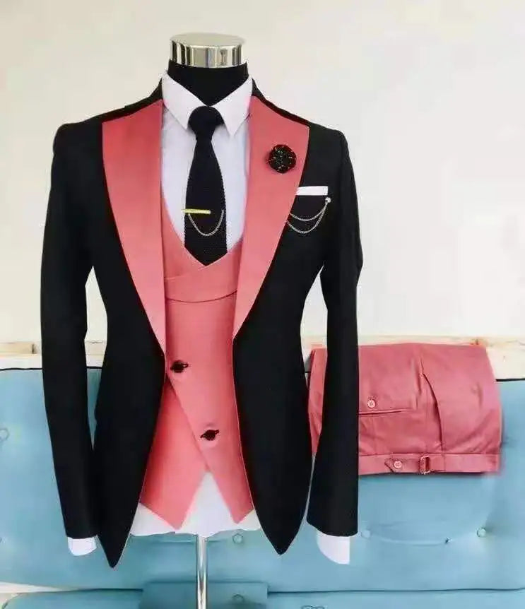 2020 Italian Groom and Groomsmen Formal Suit Set