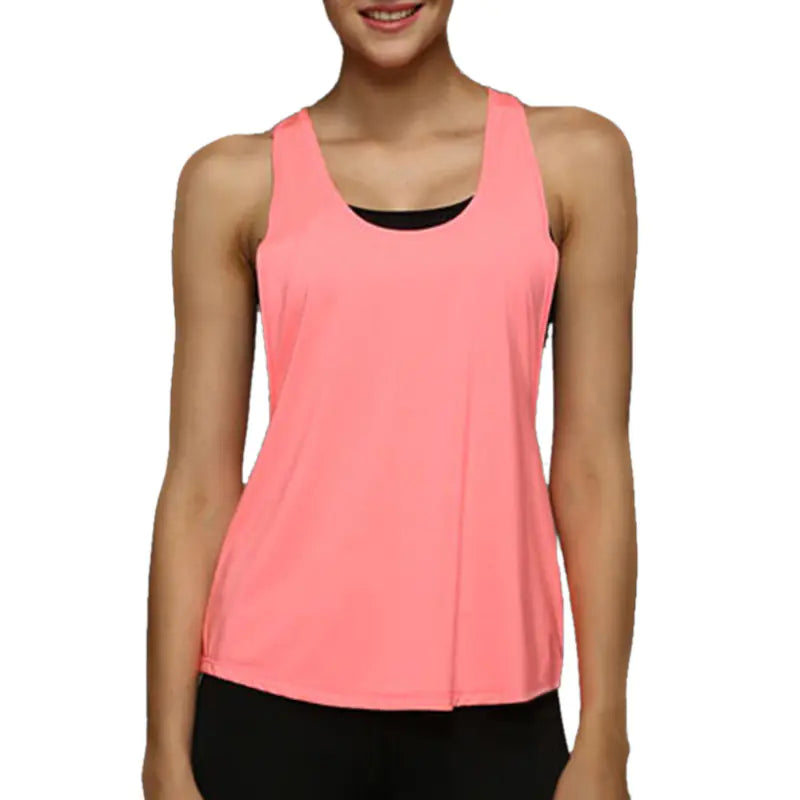 Summer Women's Sheer Sleeveless Sport Tank Top