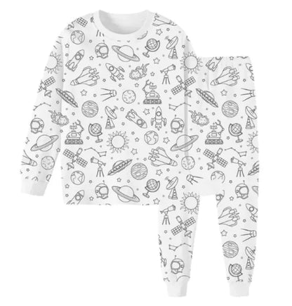 Children's Pajama Set Stick Figure