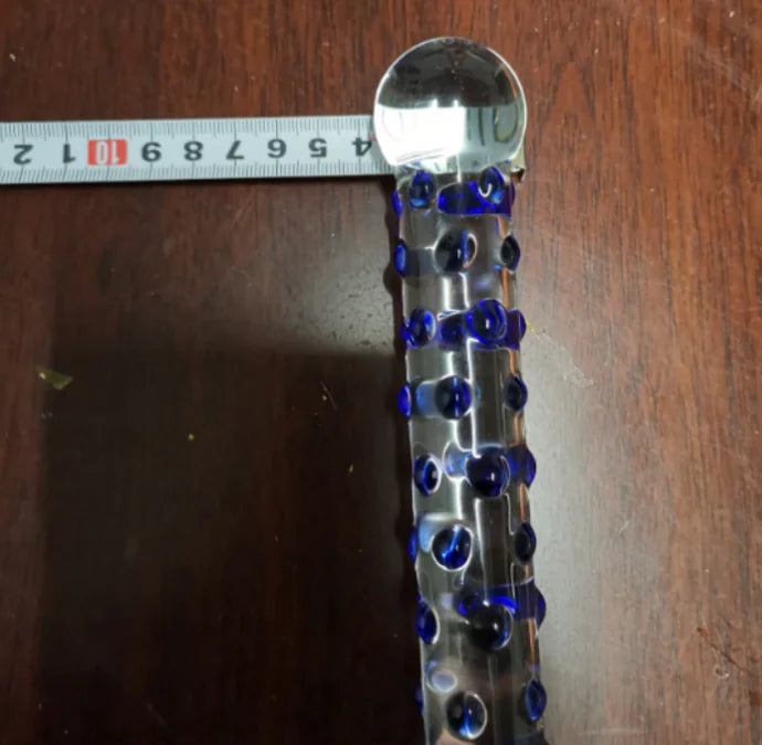 Glass Crystal Dildo Ice Fire Stick for Women