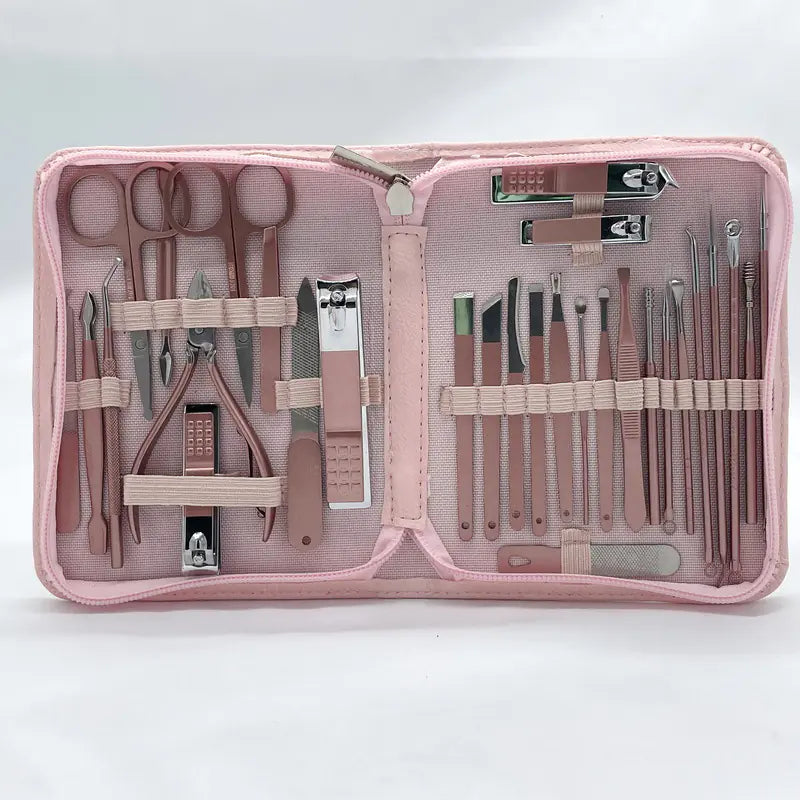 30-Piece Nail Care Set with Clippers and Tools