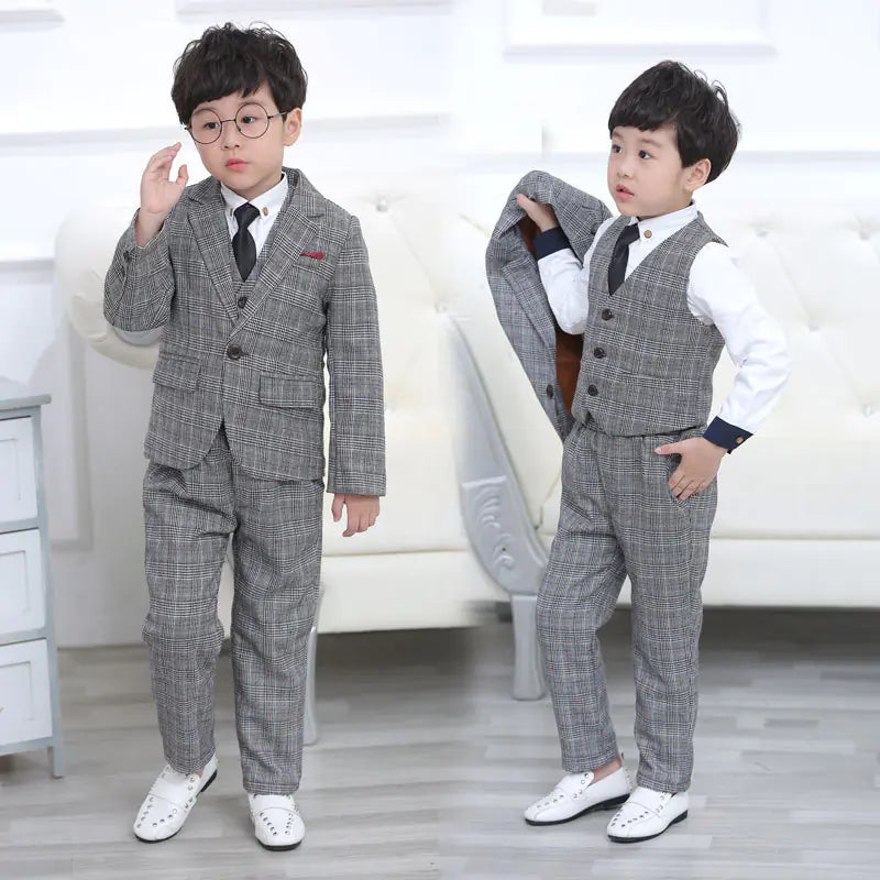 Boys' 3-Piece Winter Suit for Weddings and Events