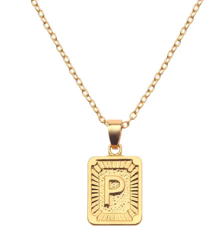 Letter Love Pendant Necklace