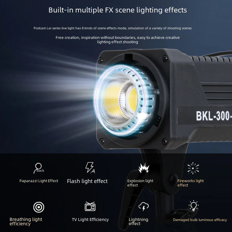 300W Soft Light Studio Lamp for Live Streaming