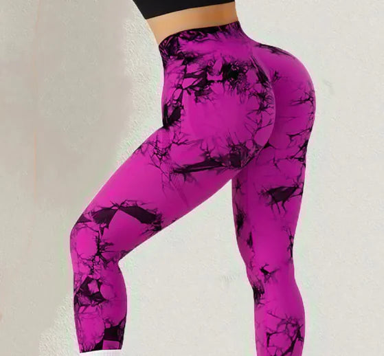 High-Waisted Sports Fitness Pants for Active Wear