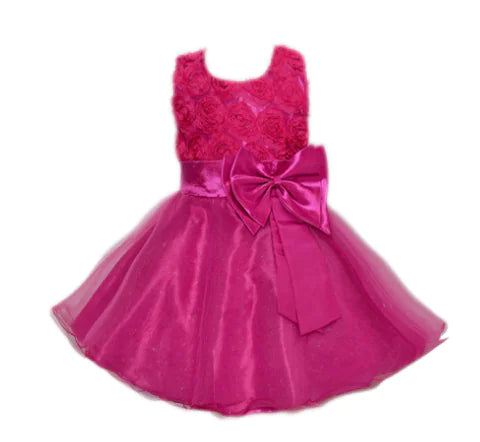 Summer Korean Style Floral Princess Dress for Kids
