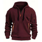 Cotton Dropped Shoulder Hooded Sweatshirt