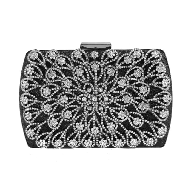 Luxury Diamond Clutch Bag for Women's Wedding Purse