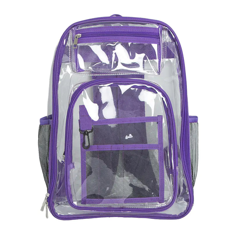 Fashion PVC Transparent Backpack for Men and Women