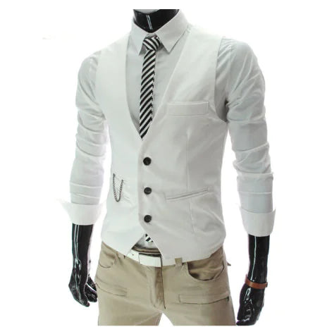 Men's Suit Vest - Formal Waistcoat for Men