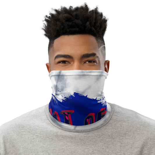 R&J Hat Off  Haitian Flag Neck Gaiter