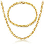 18K Gold Jewelry Set