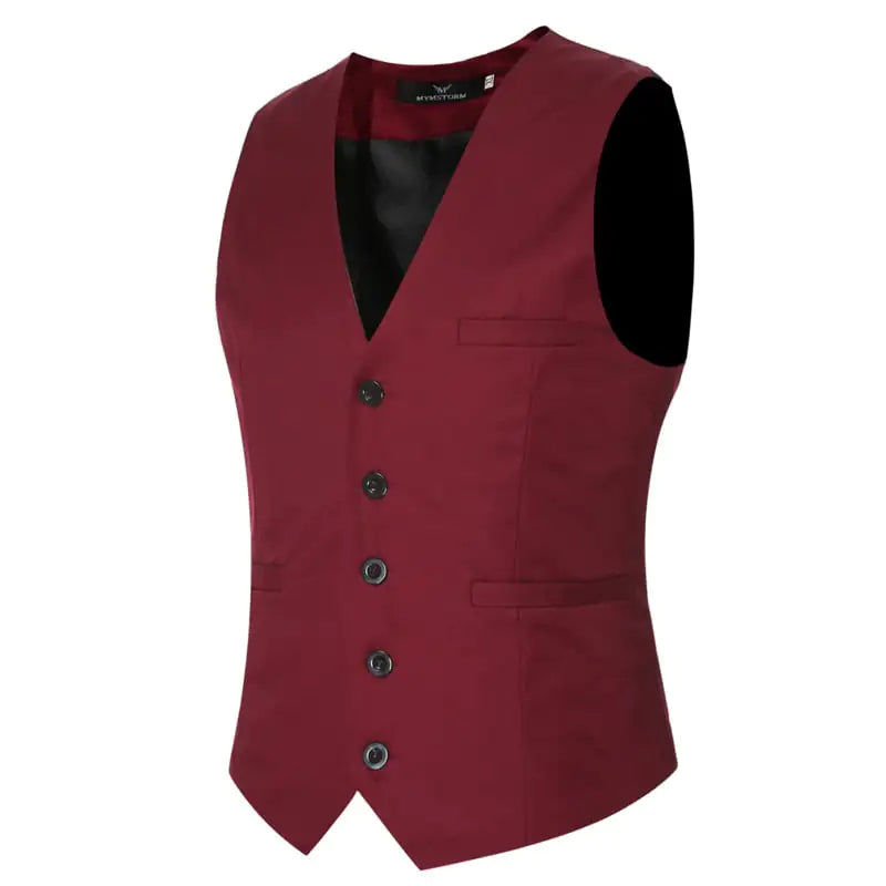 Men's Business Casual Suit Vest for Weddings