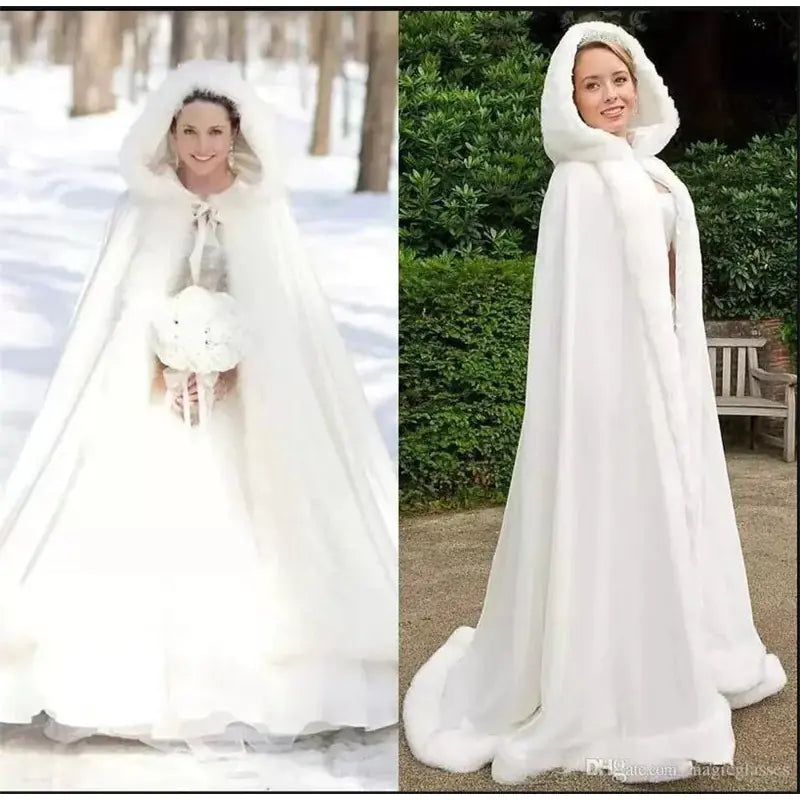 Winter Bridal Hanfu Coat and Cloak