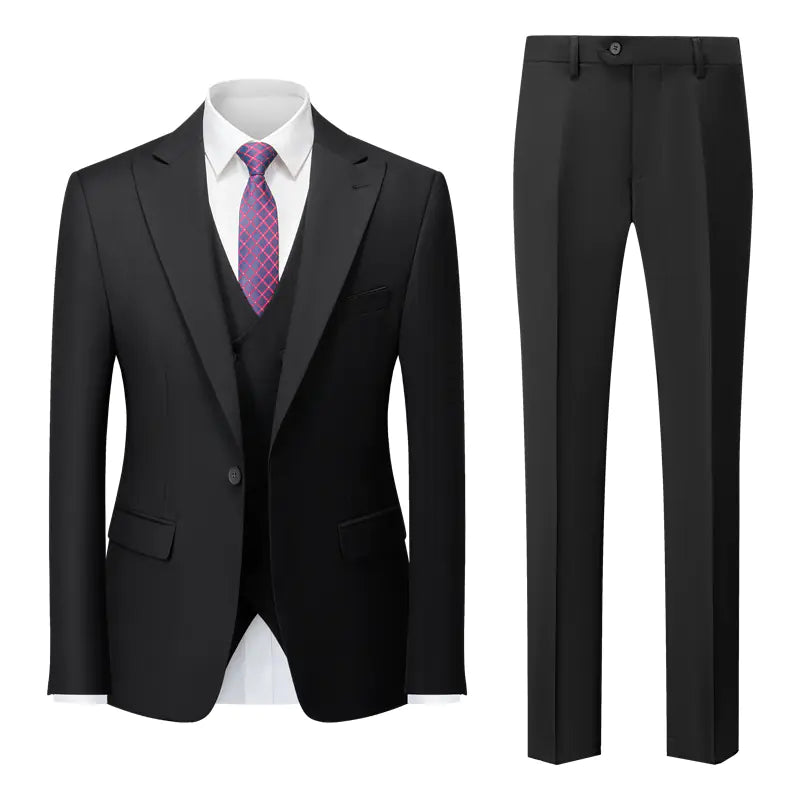 Men's Business Casual Suit Set for Weddings and Events