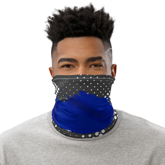 R&J Hat Off Haitian Flag Neck Gaiter
