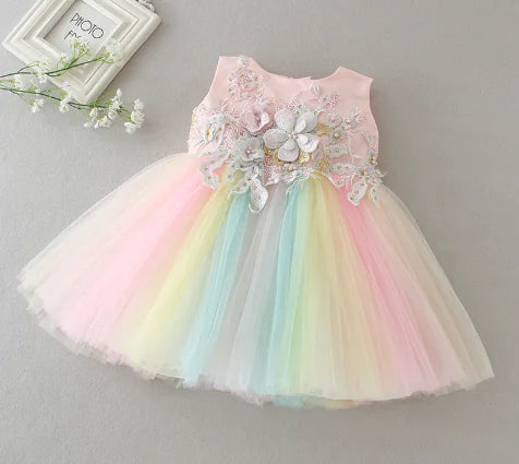 Girl's Versatile Fluffy Skirt for Casual Wear