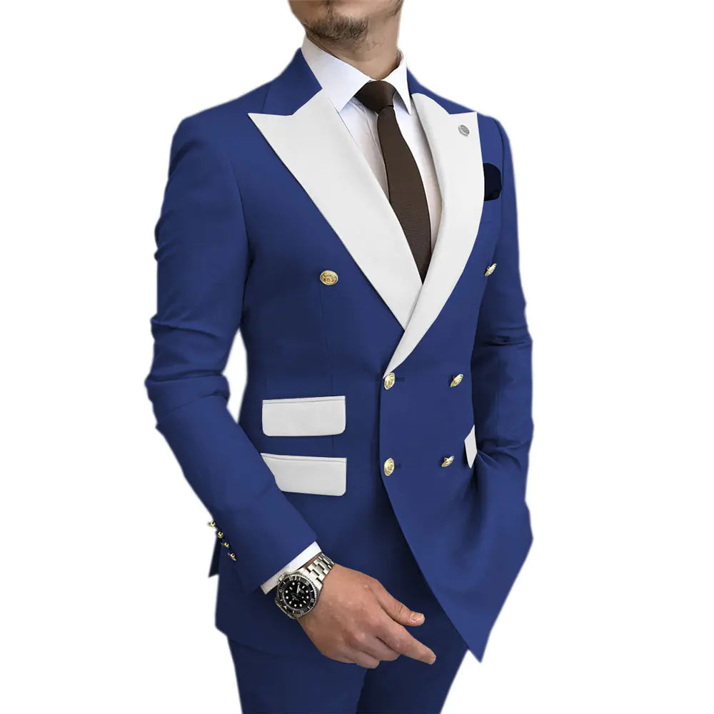 2023 Men's Suit Set for Weddings and Business Events