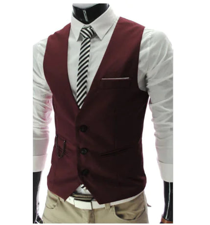 Men's Suit Vest - Formal Waistcoat for Men
