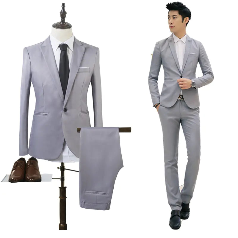 Business Suit Set for Weddings and Formal Events