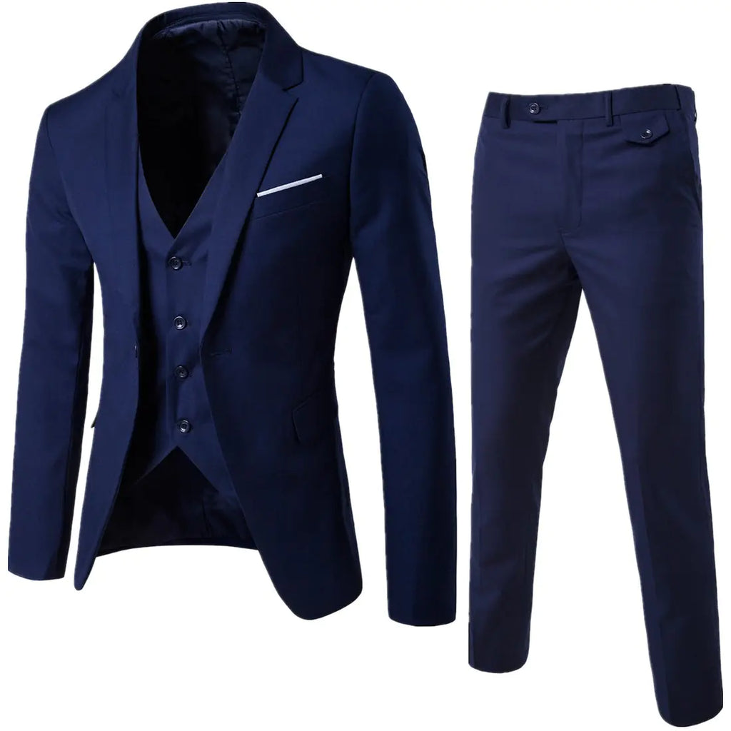Casual Suit for Business and Wedding Attire