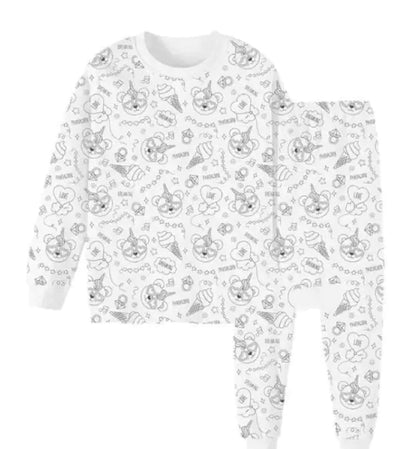 Children's Pajama Set Stick Figure