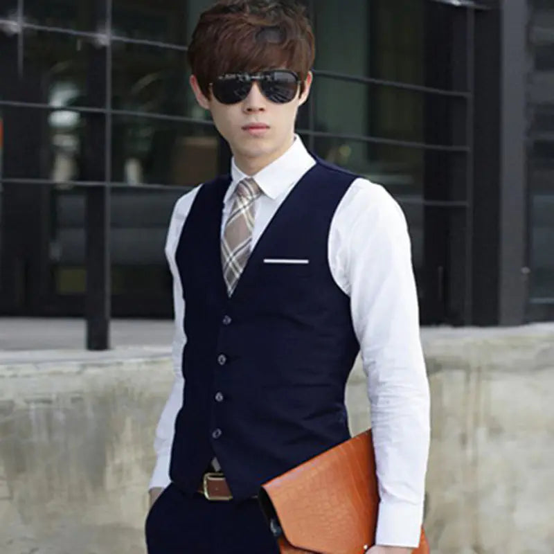 Men's Vest, Work Suit Waistcoat, Vest Top