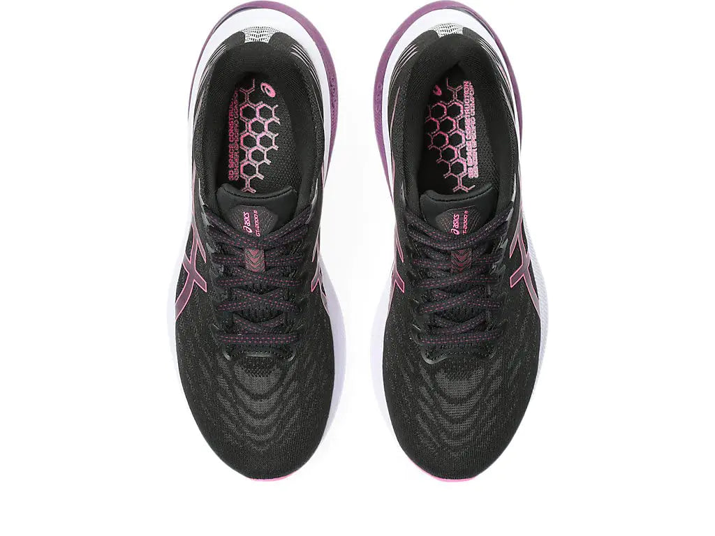 ASICS Women's GT-2000 11 Running Shoes 6.5 Black/Hot Pink