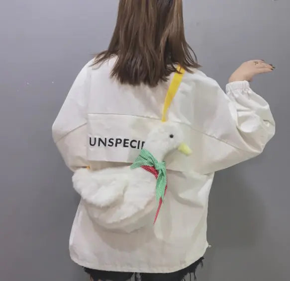 Cute Japanese Style Duck Shoulder Bag and Coin Purse