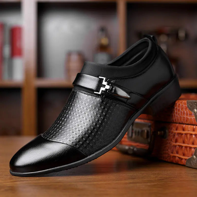 Men's Leather Shoes for New Business Suits
