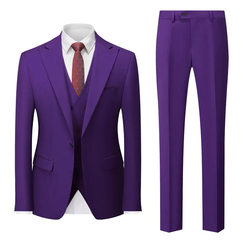 Men's Business Casual Suit Set for Weddings and Events