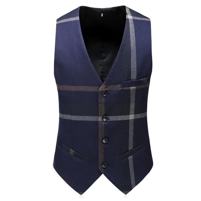 2018 Men's Casual Slim Fit 3-Piece Suit Set
