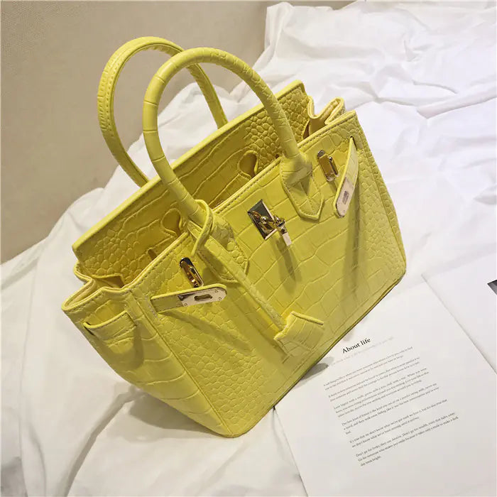 Fashion Handbag, Evening Bag, Crocodile Pattern Purse