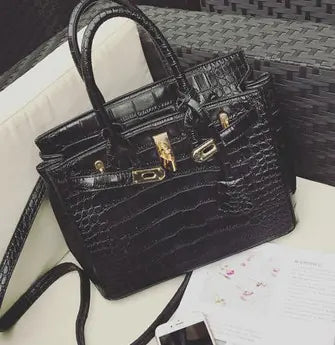 Fashion Handbag, Evening Bag, Crocodile Pattern Purse