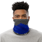 R&J Hat Off Haitian Flag Neck Gaiter
