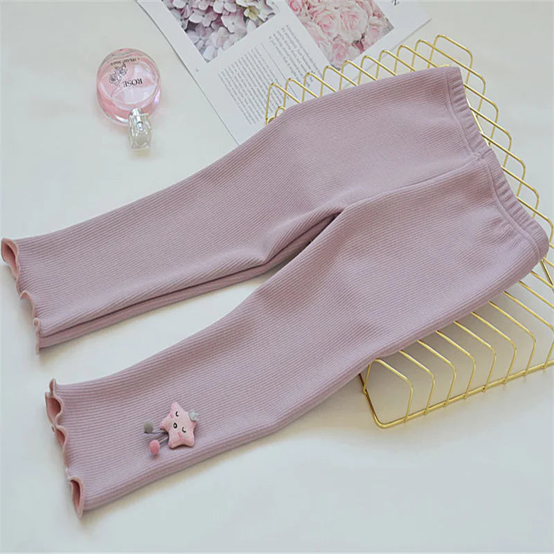 Girls' Leggings for Spring, Autumn, and Winter Wear