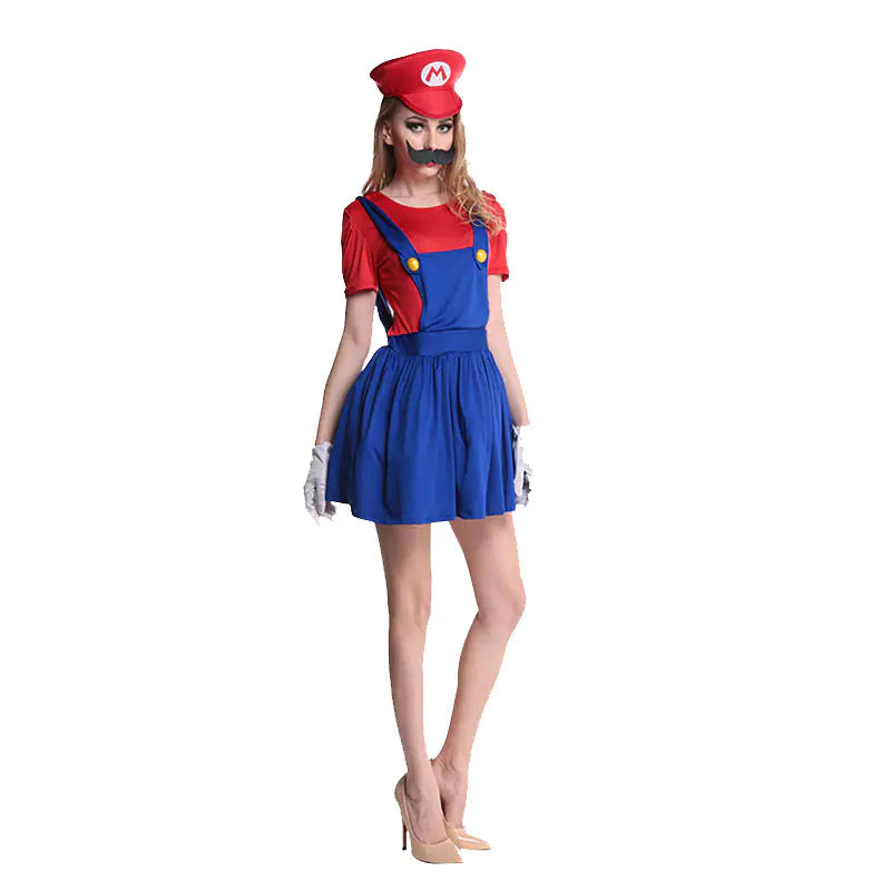 Mario Costume Dress for Kids - Cosplay and Halloween