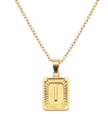 Letter Love Pendant Necklace